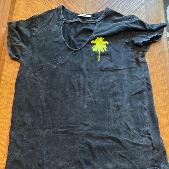 T-Shirt en velours ELVIE V noir La Petite Etoile | 3 SUISSES